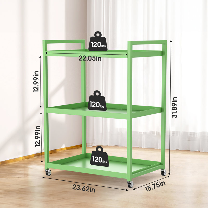 Organisateur de rangement à 3 niveaux, Vert