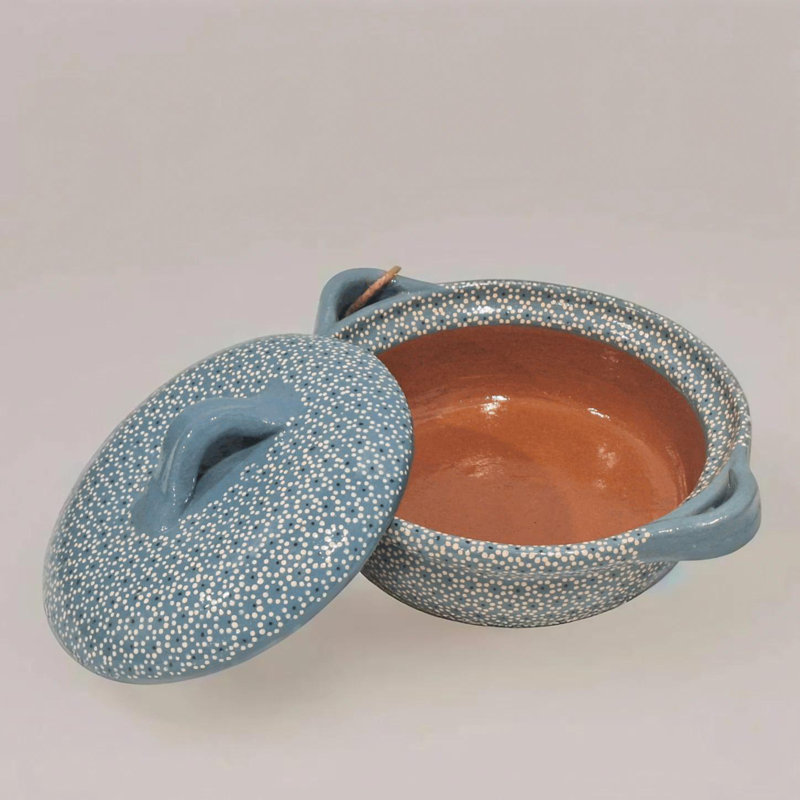 Turquoise Clay 1qt Rice Bowl