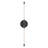 Motif Aluminum LED Wallchiere