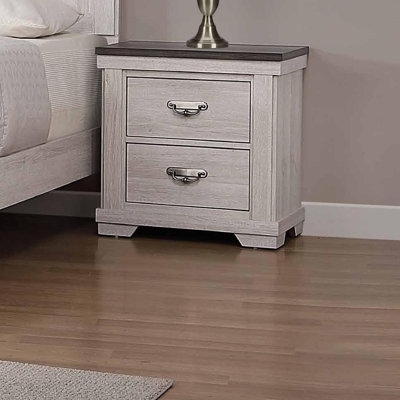Table de chevet à 2 tiroirs 1Pc