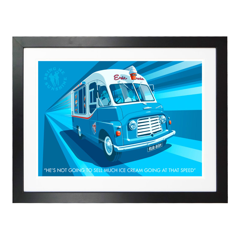 Stephen Millership - Print, Black, 44cm H x 54cm W x 2.2cm D