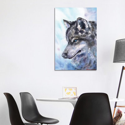 Wolf by George Dyachenko - Wrapped Canvas Print