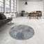 Tapis en laine gris / bleu-1072602748