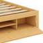 Base de lit peu encombrante avec deux solutions de rangement: relevage hydraulique et tiroirs coulissants-43047007