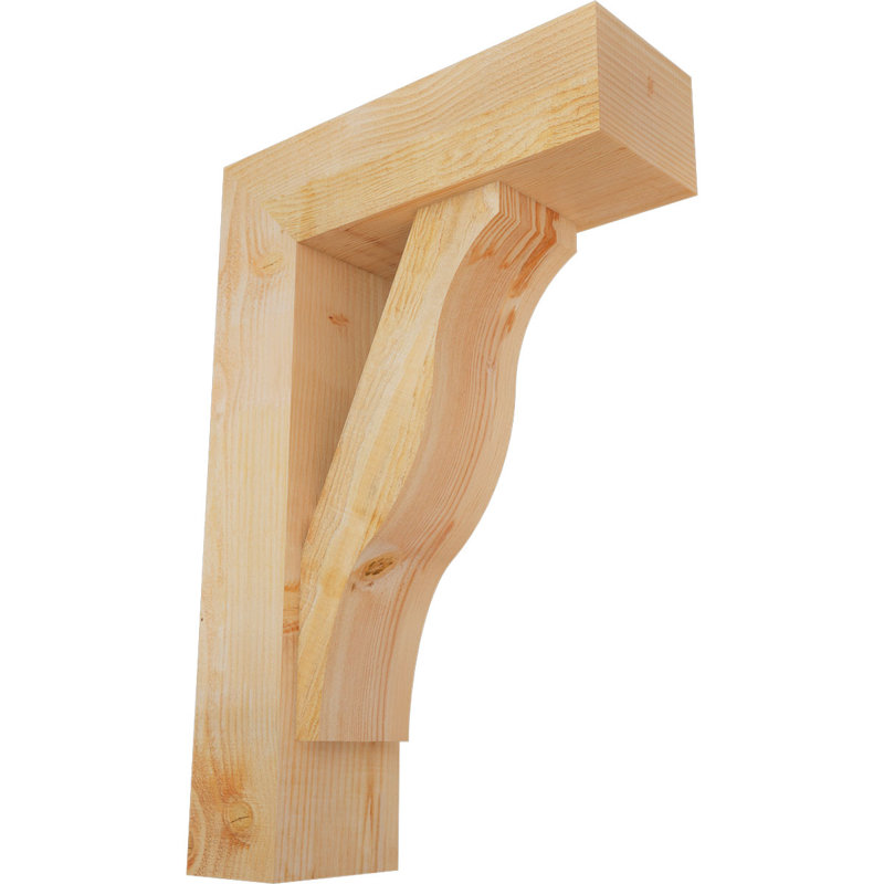 Support Funston Block avec support décalé, 36 x 24, Sapin Douglas de l 8 po (scié brut)