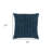 20" Teal Cotton Throw Pillow With Texture