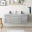 Meuble-lavabo simple 48 po avec plateau en marbre de culture Kato-511965599