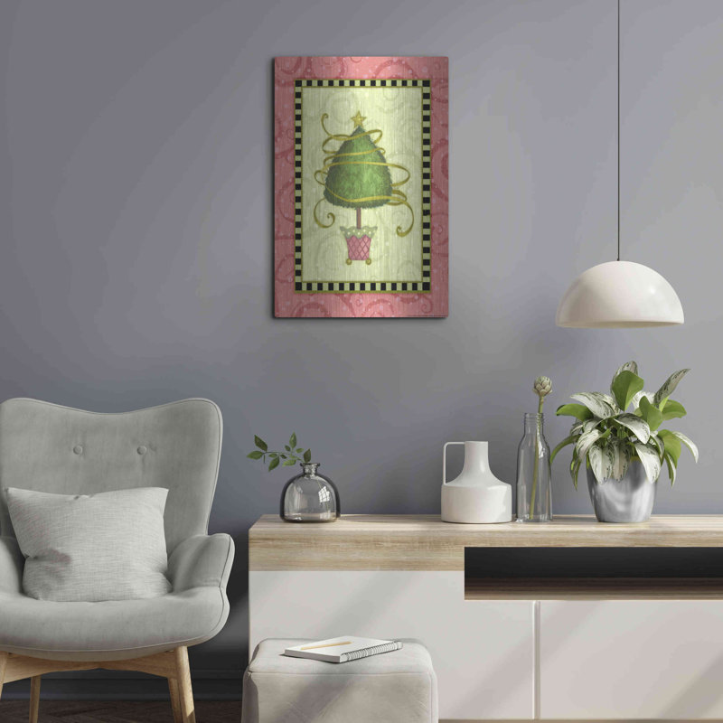 «Holiday Tree 3» par Viv Eisner, H 24 po x l 16 po