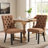 Almerinda Tufted Flax Upholstered Back Dining Chair-533324189-533324190
