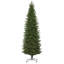 Eagle Fraser Slim Green Fir Artificial Christmas Tree with Dura-lit LED Clear/White Lights with Stand-1826909297
