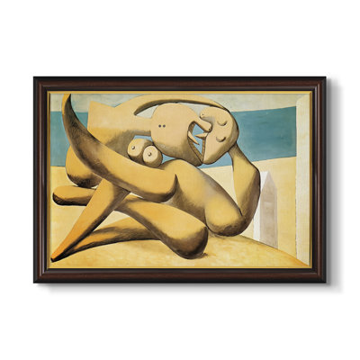 Chiffres au bord de la mer (Le Baiser), 1931 - Pablo Picasso - Toile encadrée sur mesure