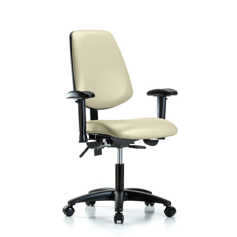 Chaise de travail Roxana, Adobe, Roulettes, Non inclus