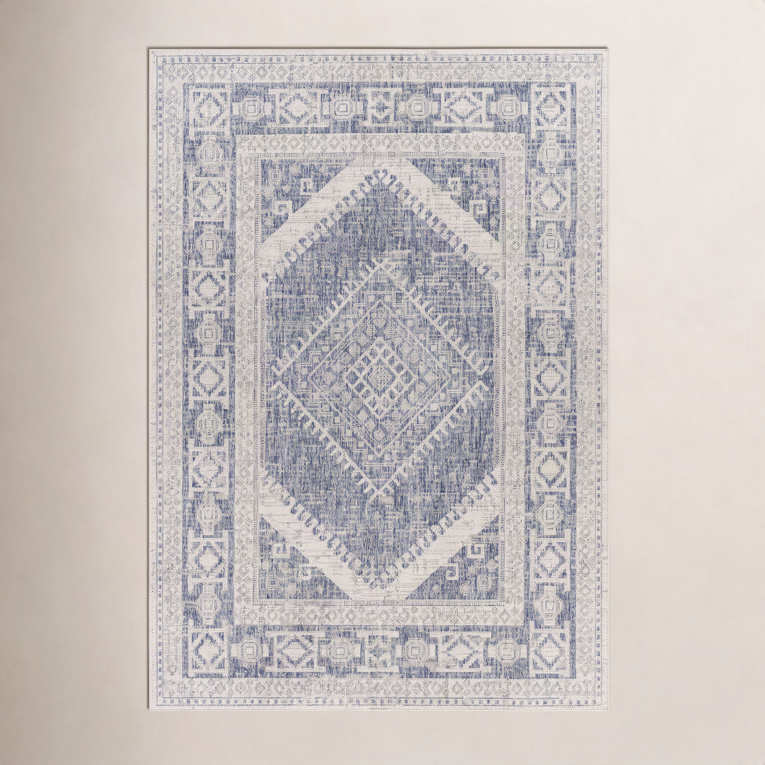 Bronwyn Oriental Outdoor Rug, Rectangle 7'10" x 10'