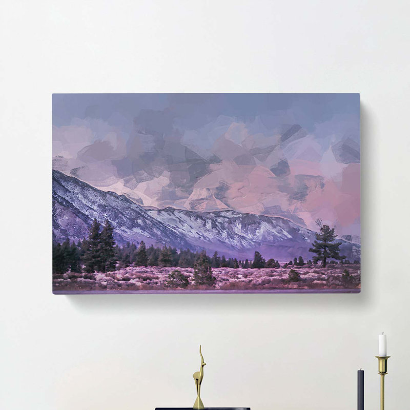 Mammoth Creek In California In Abstract - Wrapped Canvas Print, 35cm H x 50cm W x 3cm D