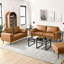 Ensemble de salon en cuir Reisterstown