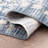 Helen Traditional Oriental Navy Polyester Rectangle Area Rug-1749611898