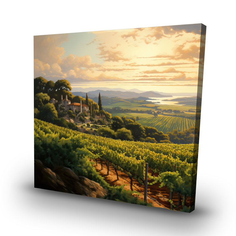 Calm dusk - 32"x32" art on canvas
