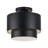 Acklin 2 Light Black Medium Semi-flush-135025500-135025501