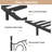 Twin Metal Canopy Bed Frame with Headboard and Storage, Modern Kids Platform Bed-648167788