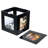 Black Acrylic Picture Frame Photo Cube