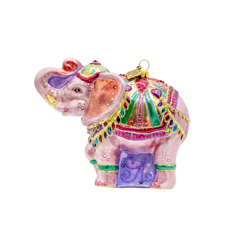 Ornement opulent éléphant