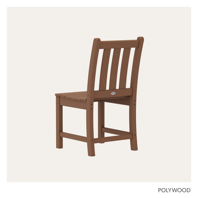 Chaise d'appoint de jardin Lakeside POLYWOOD, Teck