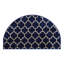 Tapis géométrique bleu foncé / ivoire Ruri-1549373839