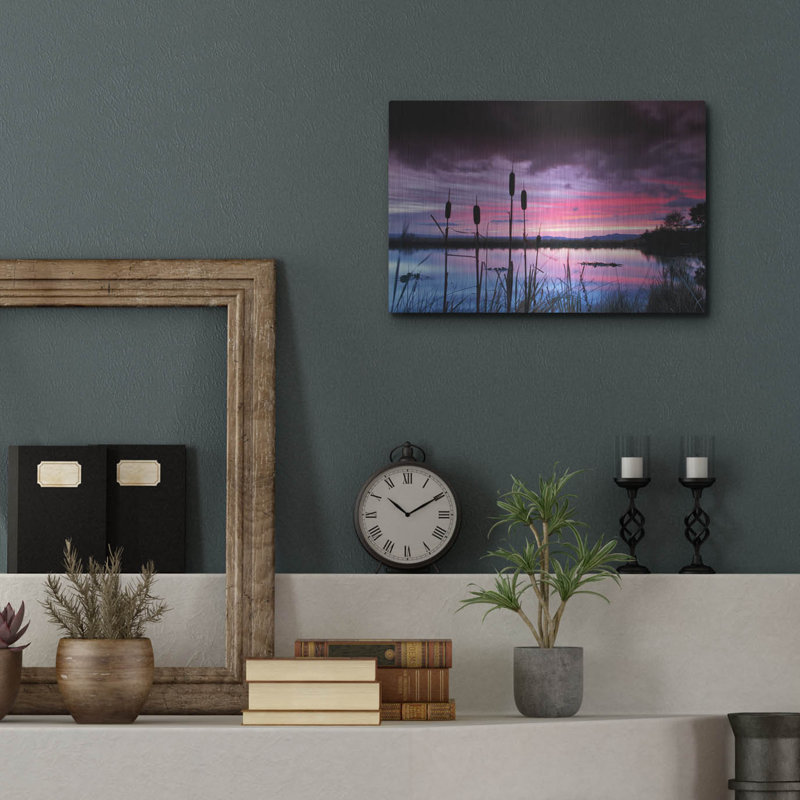 «Purple Skies» par Dennis Frates, H 12 po x l 16 po