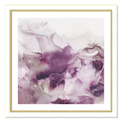 «Swerve Lavender», reproduction encadrée