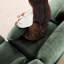 , Quatre sièges, chenille, assorti, éponge de haute qualité, assise ergonomique, assemblage facile, siège en chenille à différentes pièces avec support lombaire mobile, structure en bois, coussins entièrement compressés, élégant