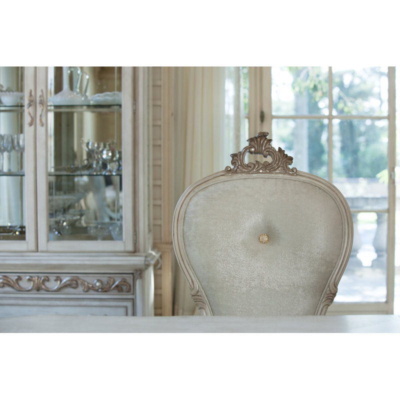 Platine De Royale Champagne Upholstered Dining Chair, Champagne
