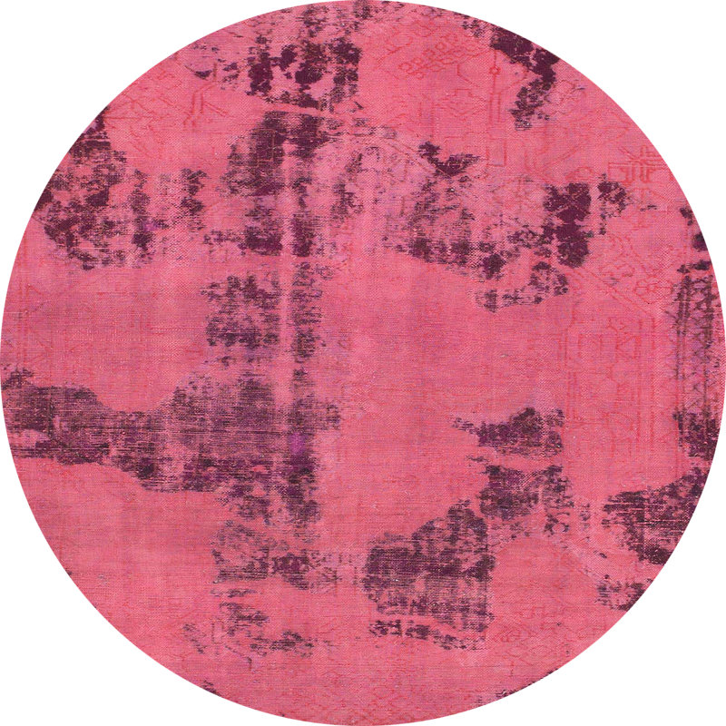 Tapis abstrait moderne 1365, Rond 5 pi