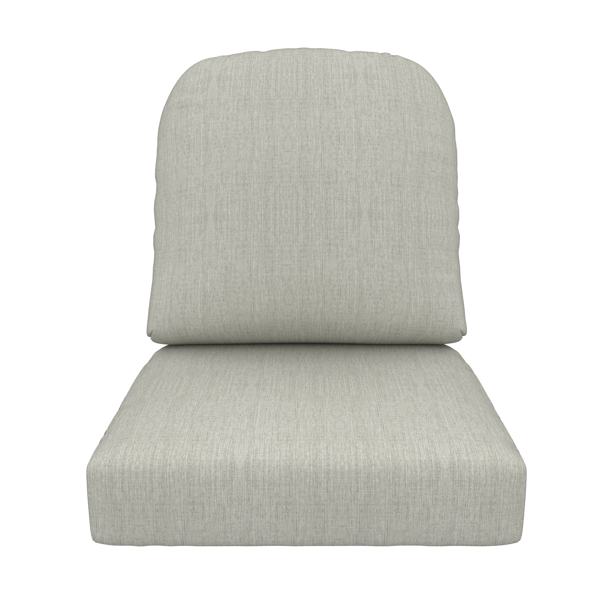 Amala Outdoor Sunbrella® Seat/Back Cushion, Canvas Granite Sunbrella® Canvas