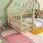 House-Shaped Floor Bed With Fence, Guardrails-3268792-3268797