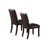 Leroux Upholstered Dining Chairs With Button Tufted