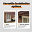 VidaXL Polyester Cover Retractable Patio Awning-126173634-126173630