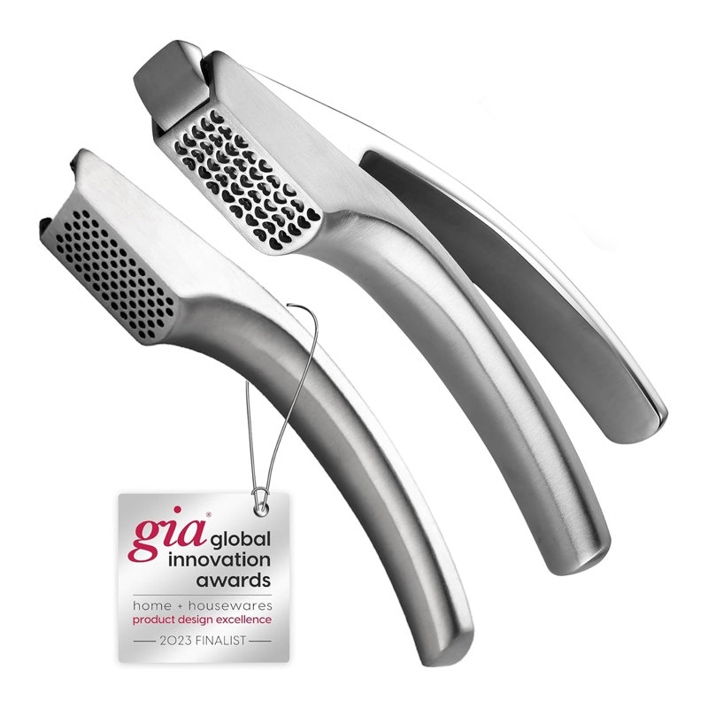 Gourmet Easy Stainless Steel Garlic Press