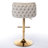 Of 2 Modern Pu Leather Swivel With Adjustable Seat In Beige, Back For Kitchen Island Home Pub And