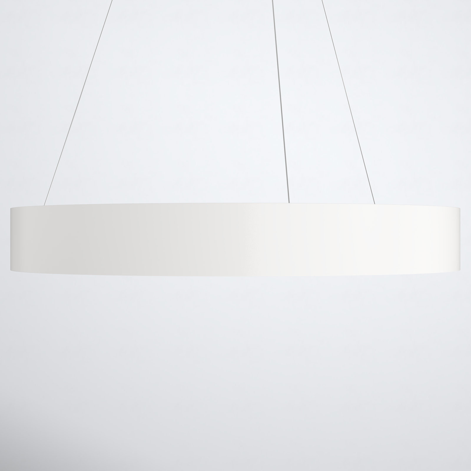Romain Dimmable 1 - Light Pendant, 4" H x 32" W x 32" D, White