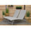 Ensemble de chaises longues inclinables 71 po avec tissu d'extérieur de qualité supérieure Jannet