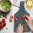 Ambesonne Leaf Tempered Glass Cutting Board Spring Branches Pattern Multicolor