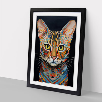 Bengal Cat Dadaism No.3 - Framed Print