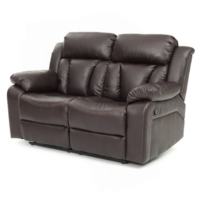 Causeuse inclinable Glory Furniture Daria, brun foncé, Marron foncé