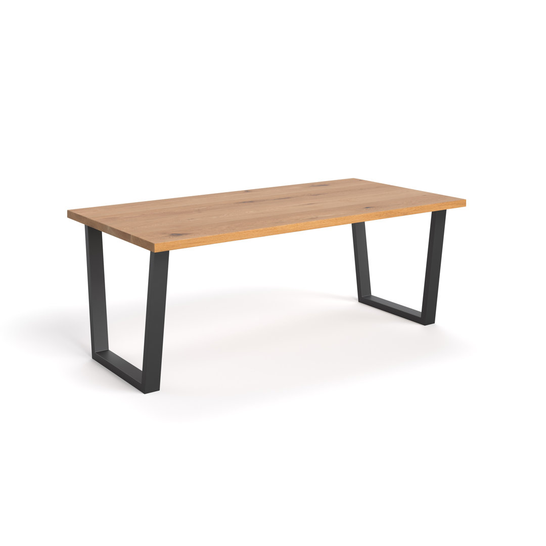 Luxurious premium dining table made of solid oak