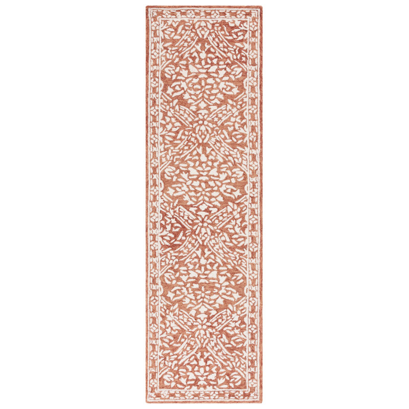 Olivier Lauren Ralph Lauren Hand Tufted Wool & Cotton Damask Rug, Runner 2'3" x 8'