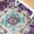 Brynlee Oriental Machine Made Power Loom Polypropylene Area Rug in Lavender/Light Blue-1459875903