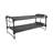 Disc-O-Bed Extra Large Outdoor Convertible 2 Person Portable Camping Cots, Black-29965018-29965019