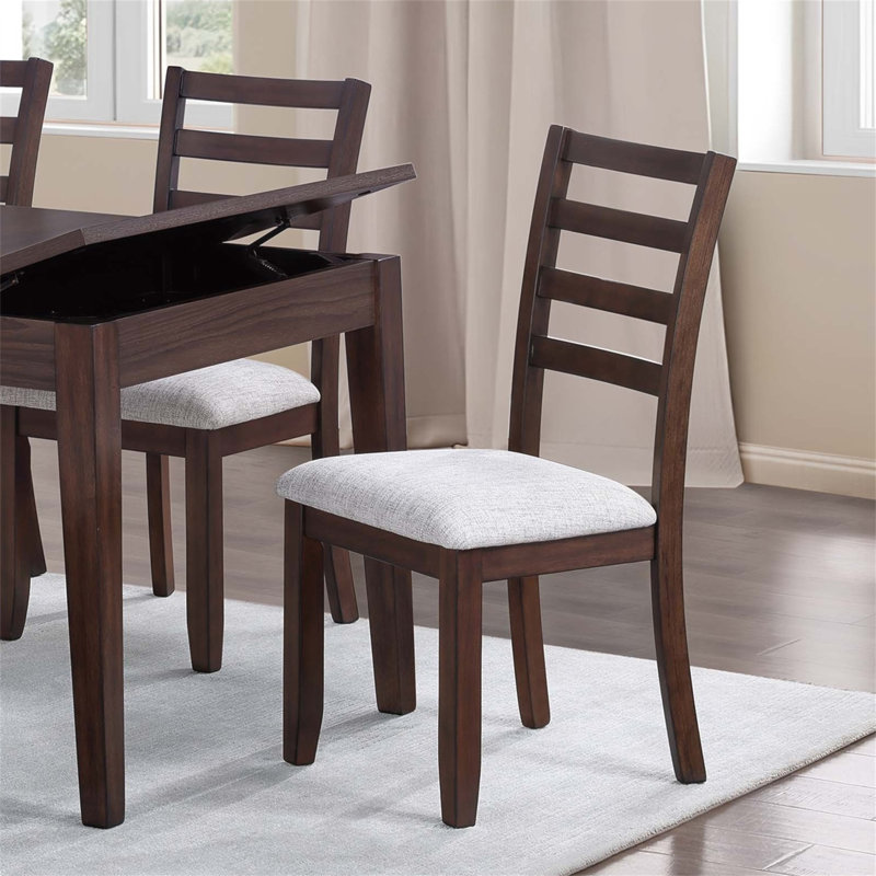 Ensemble de salle à manger de style contemporain 6 pièces Noyer