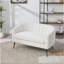 50.2-Inch Wide Chenille Upholstered Mini Loveseat With Channel Tufting And Metal Legs For Compact Spaces-1114051764