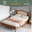 Lit plateforme en bois avec tête de lit en rotin naturel-1735523008-1735523646